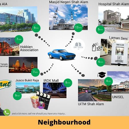 שאה אלאם Sinar Rasa Homestay At I-Soho, I-City מראה חיצוני תמונה Neighbourhood